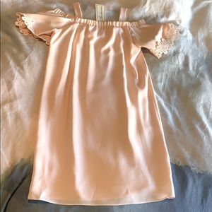 NWT Shoshanna Shift Dress Light Pink SZ 4